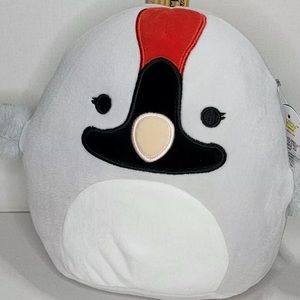 Squishmallow Basma grey bird 7-8" Kellytoy Jungle Soft Plush Gift